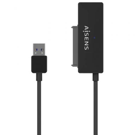 Aisens Adaptador ASE-35A01B SATA a USB-A para Discos Duros 2.5 y 3.5 con Alimentador